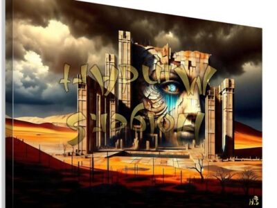 MindArt-1002-The-Eye-in-the-broken-Face-by-MindArt-by-Holger-S-Wall-Art