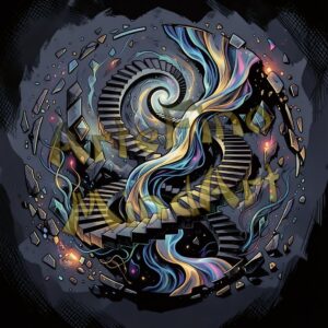 MindArt 3007 Abstract_world_with_floating_stairs